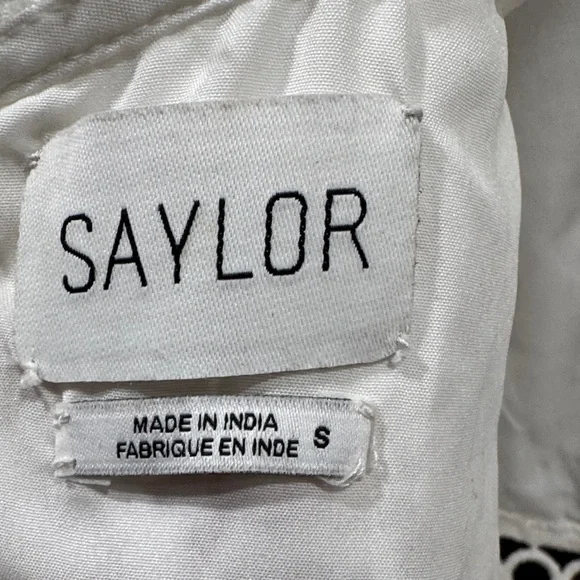 Saylor Shanice Ruffle-Sleeve Back-Cutout Lace Romper - Picture 14 of 16